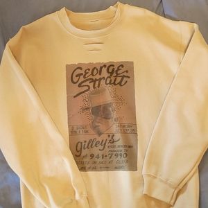 Distressed George Strait Sweater